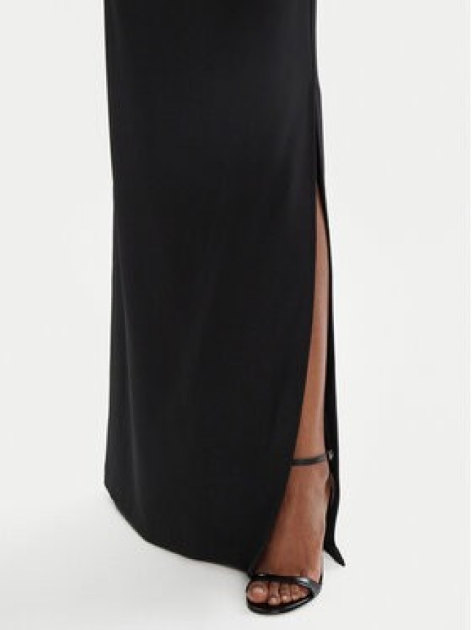 KAOS Sukienka wieczorowa RP1CO080 Czarny Regular Fit