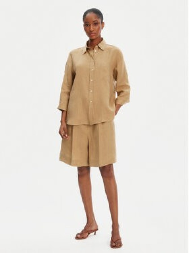 Marella Koszula Boboli1 2515111232 Beżowy Regular Fit