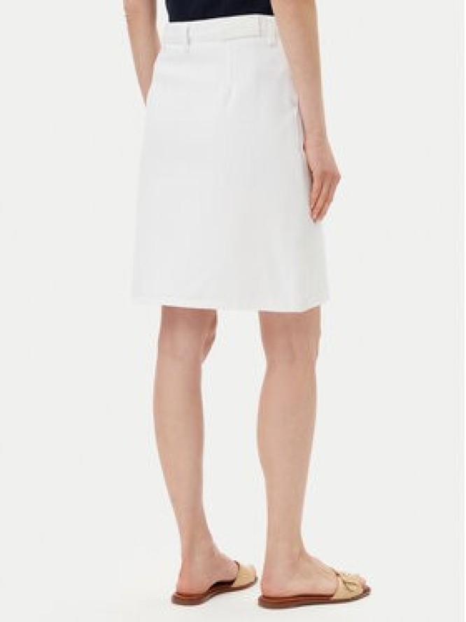 Tommy Hilfiger Spódnica jeansowa WW0WW44391 Biały Regular Fit