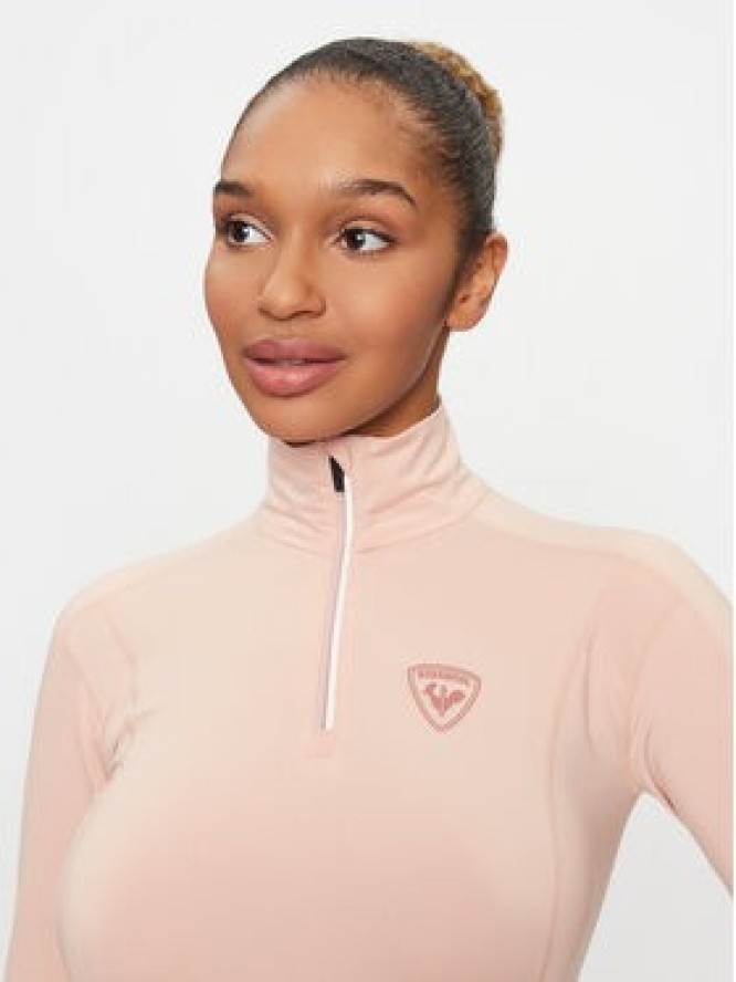 Rossignol Bluza techniczna Classique RLMWL08 Różowy Slim Fit