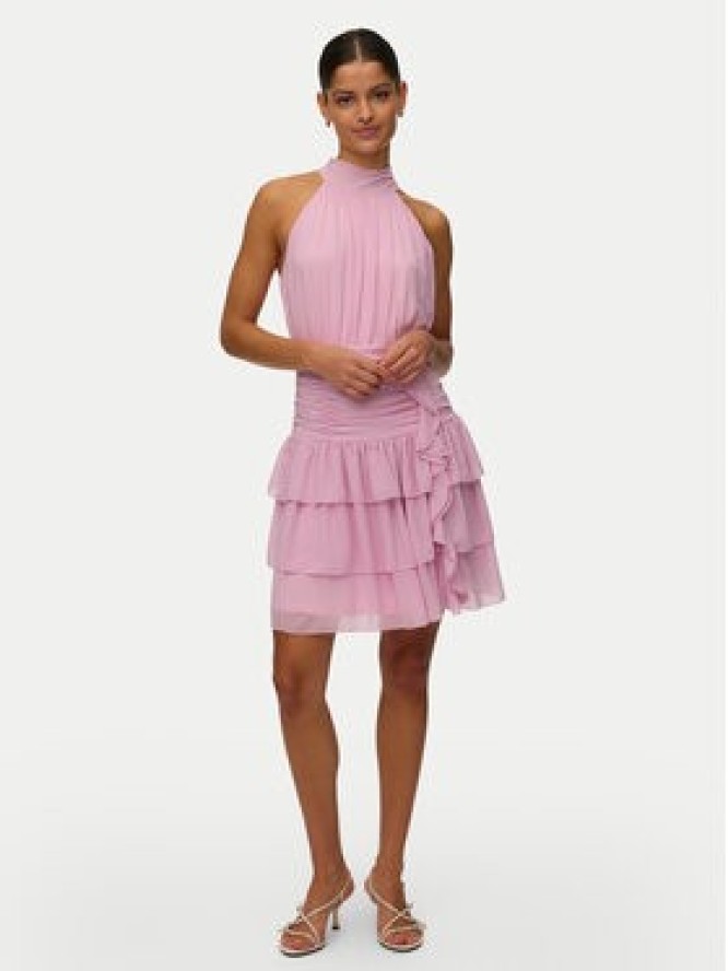 Vero Moda Sukienka koktajlowa Serena 10348178 Różowy Regular Fit