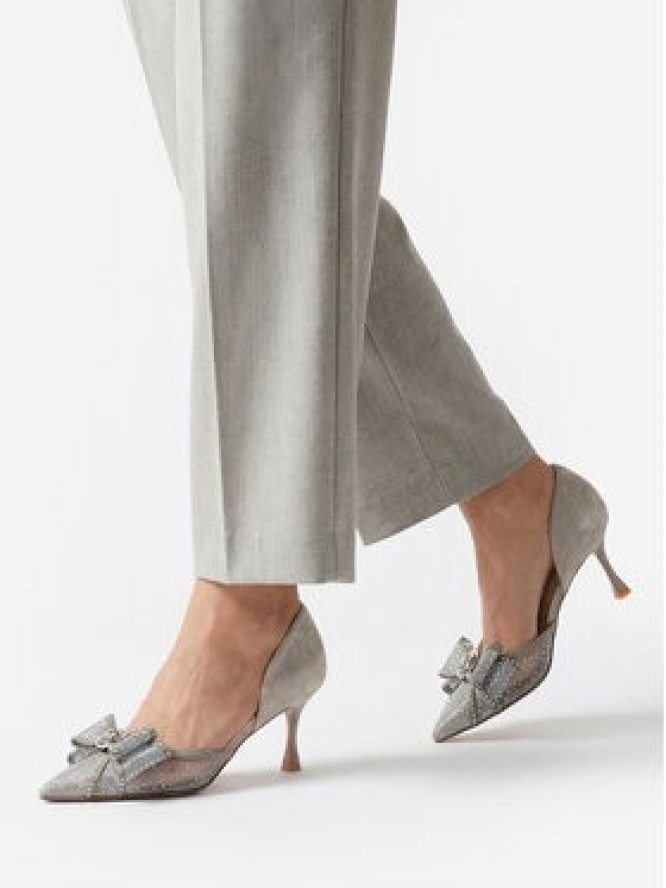 Eva Minge Szpilki EO-AVA-78096-202 Szary