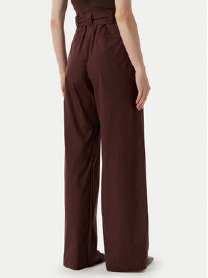 Marella Spodnie materiałowe Navile 2613131072 Brązowy Relaxed Fit