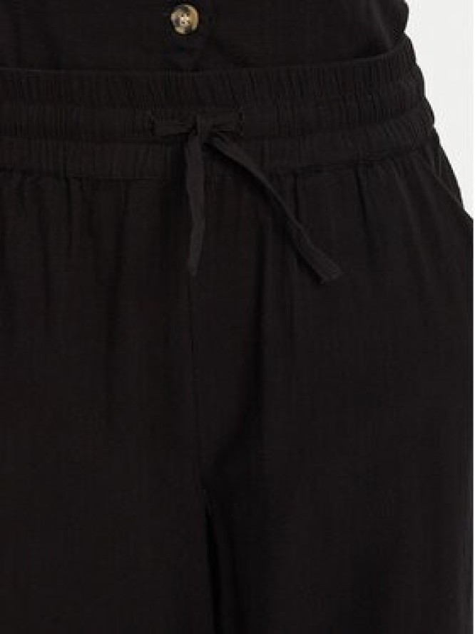 Vero Moda Spodnie materiałowe Caia 10333796 Czarny Wide Leg