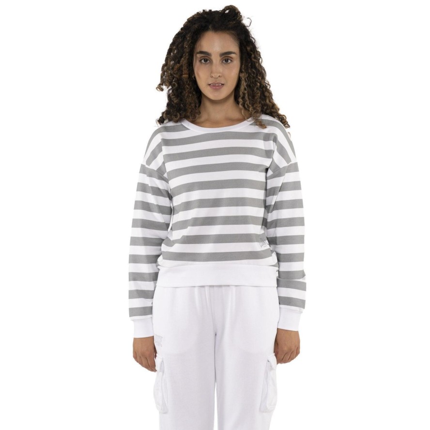 Bluza z bawełna z ściągacze na co dzień na siłownię