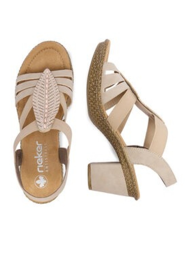 Rieker Sandały CEO-66526-62 Beżowy