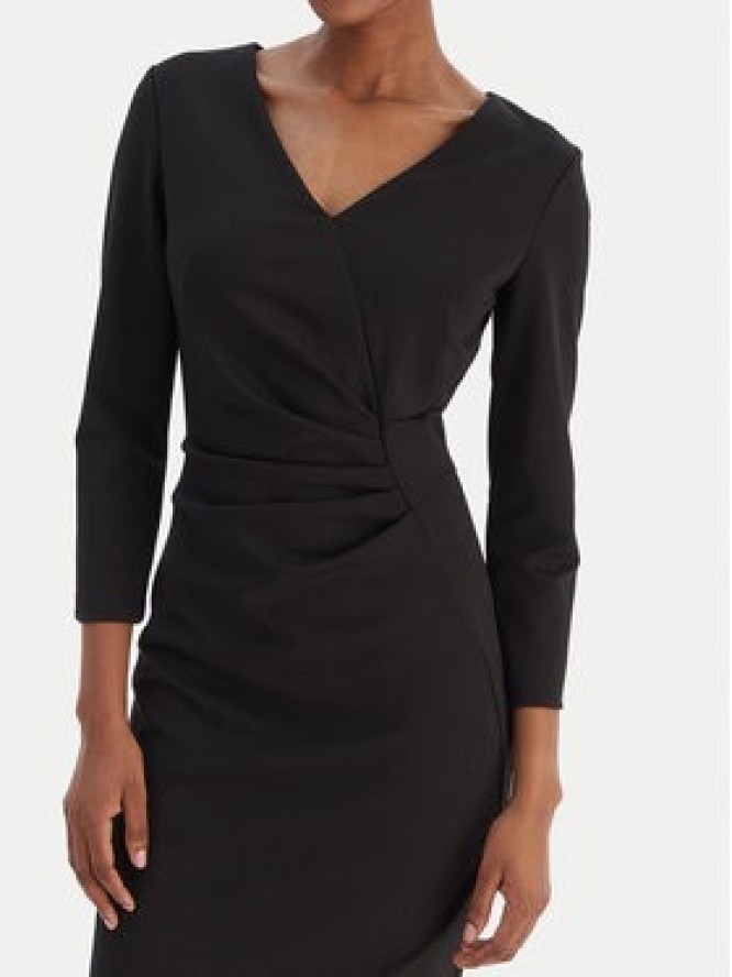 Rinascimento Sukienka koktajlowa CFC0126655003 Czarny Slim Fit