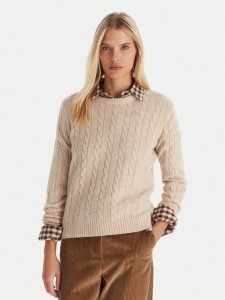 Robe di Kappa Sweter Jolie 65116CW Beżowy Regular Fit