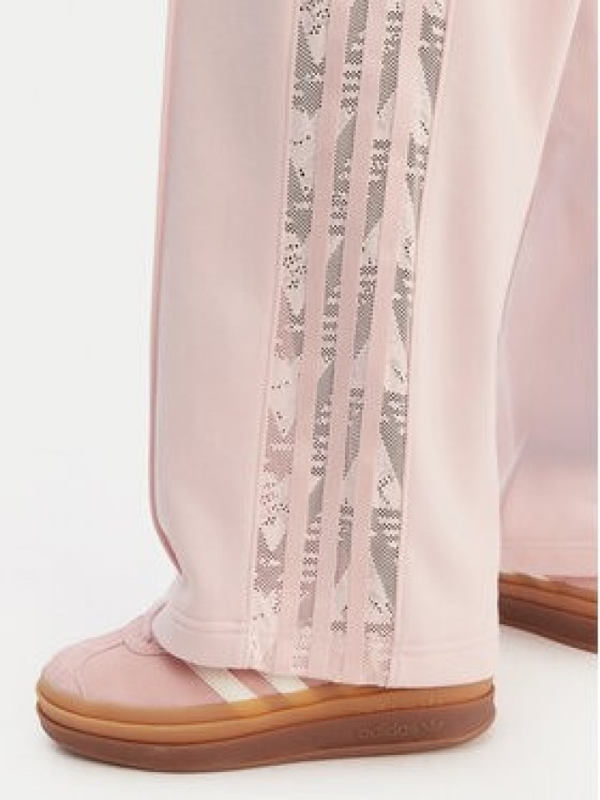 adidas Spodnie dresowe Firebird Lace KC6444 Różowy Loose Fit