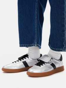 Polo Ralph Lauren Sneakersy Bedford Ft 804P16348001 Srebrny