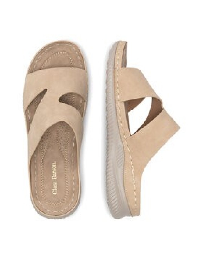 Clara Barson Klapki WYL0510-22 Beżowy