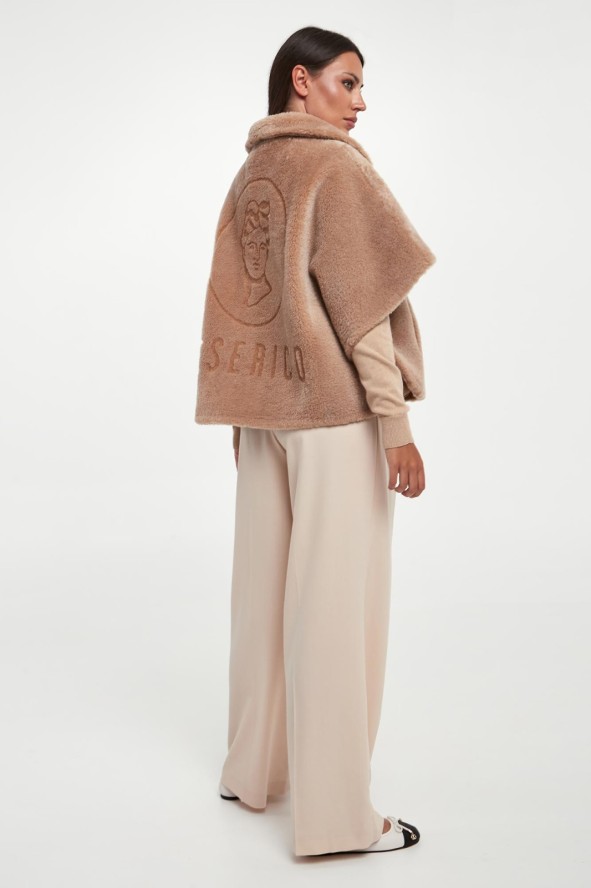 Kamizelka damska dwustronna futrzana PESERICO