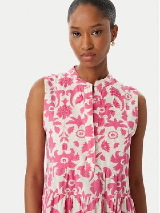 LOLA CASADEMUNT Sukienka letnia LS2616040 Różowy jasny Regular Fit