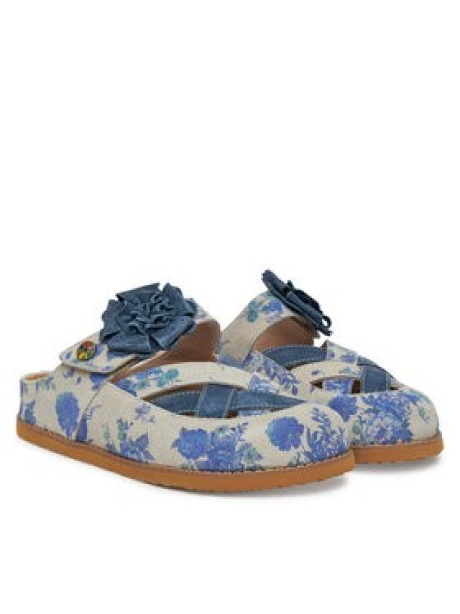 Laura Vita Kapcie Brownieo 06 Niebieski