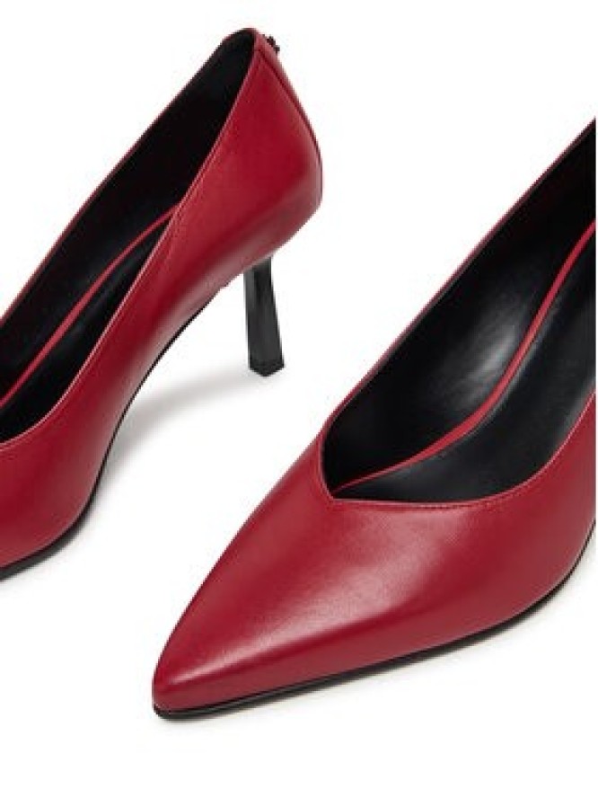 HUGO Szpilki Katniss 50552669 Bordowy