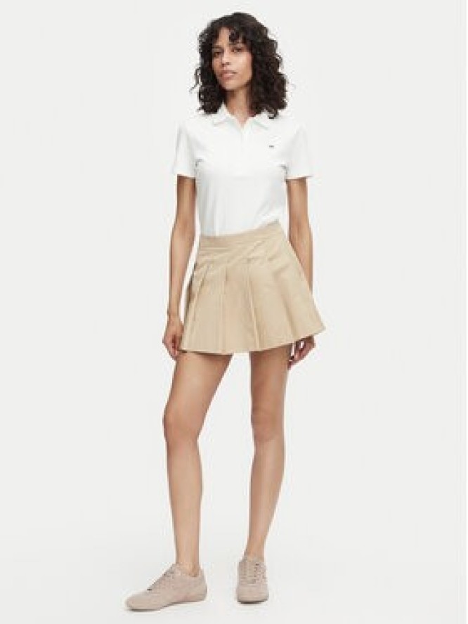 Guess Spódnica plisowana W6YD14 W2940 Beżowy Regular Fit