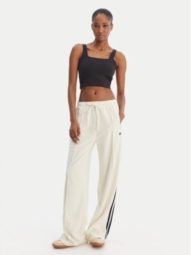 adidas Spodnie dresowe Terry Towel Firebird KQ6663 Écru Loose Fit