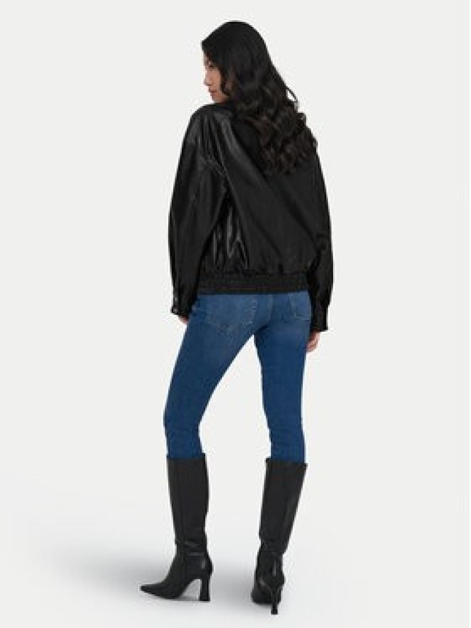 ONLY Kurtka z imitacji skóry Julia 15373024 Czarny Loose Fit