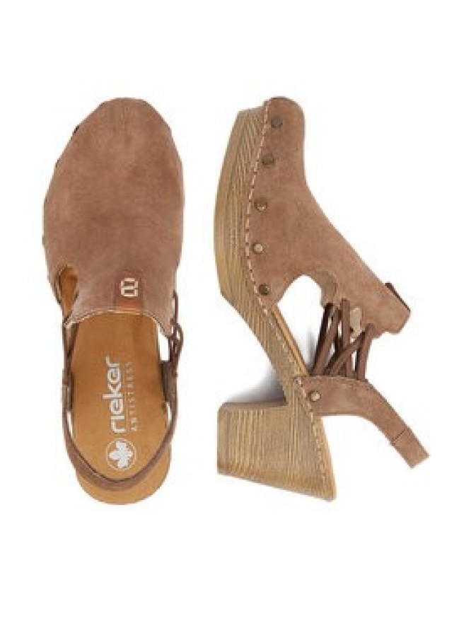 Rieker Sandały CEO-66775-24 Brązowy jasny