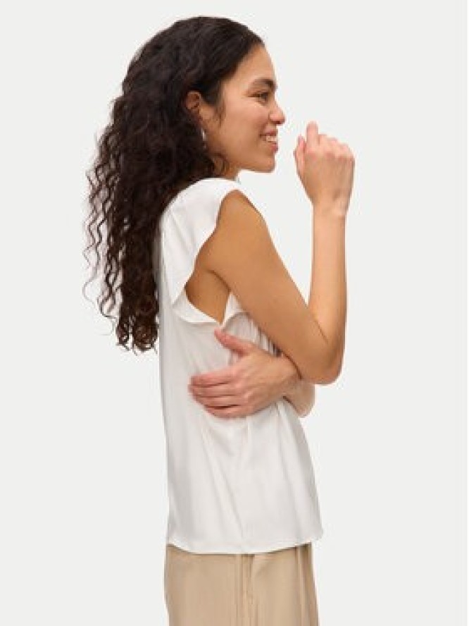 Vero Moda Bluzka Bella 10325248 Biały Standard Fit