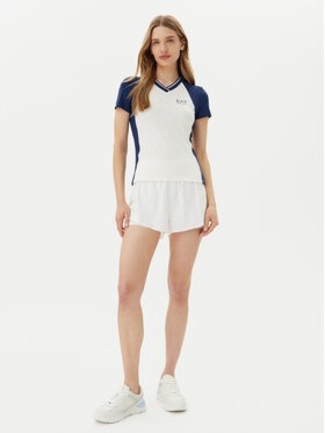 EA7 Emporio Armani Koszulka techniczna 7W000199 AF13282 M0058 Biały Regular Fit