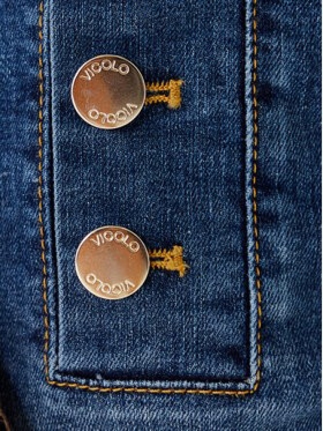 ViCOLO Jeansy DF5076 Niebieski Wide Leg