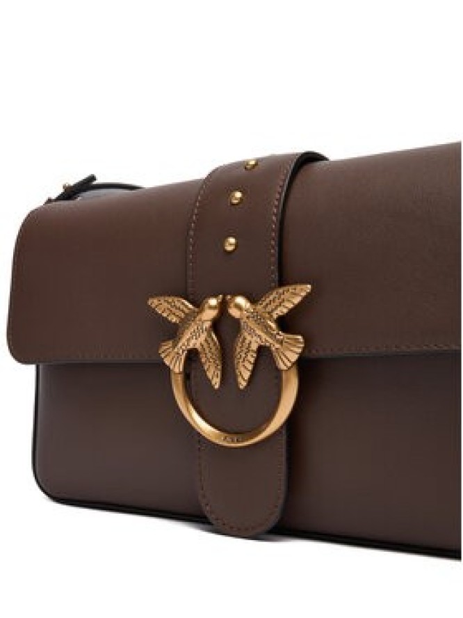 PINKO Torebka Love One Mini Slouchy Fl 104524 A0QO Brązowy