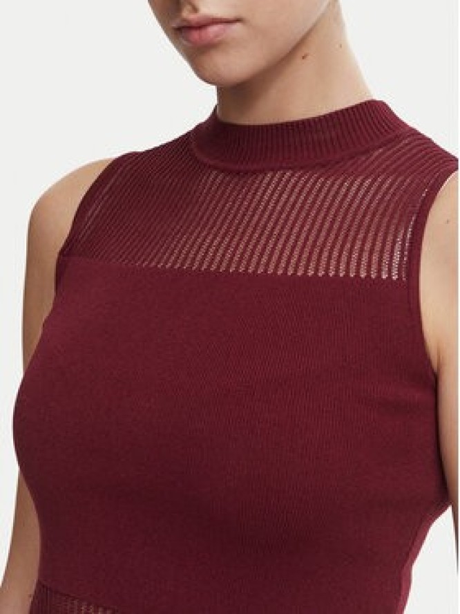 Morgan Top 252-MJULIE Bordowy Slim Fit