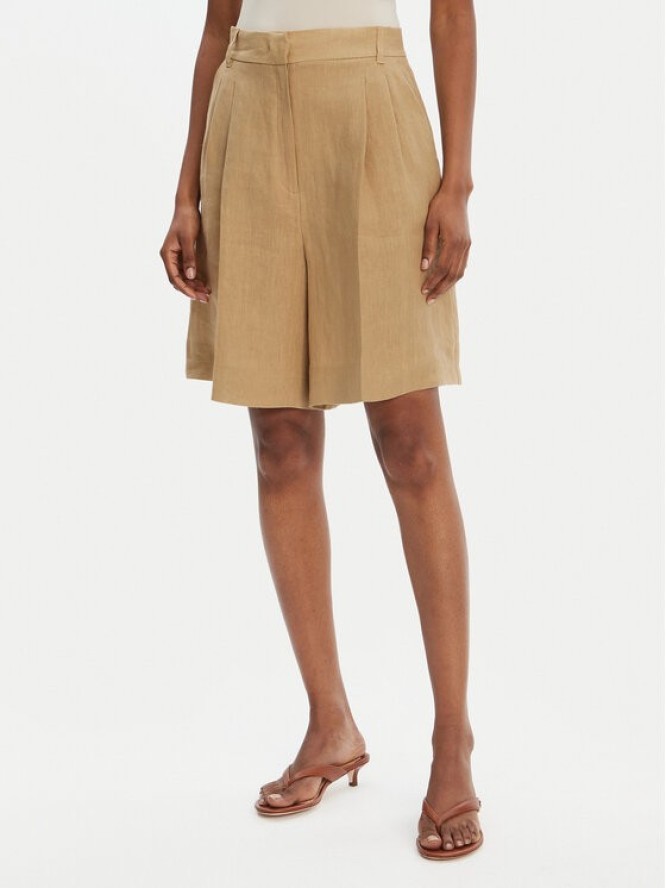 Marella Bermudy Rosta 2515141032 Beżowy Relaxed Fit