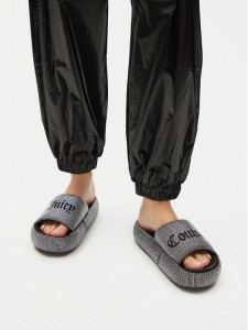 Juicy Couture Klapki WSS21515-04 Czarny