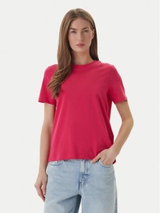Vero Moda T-Shirt Paulina 10316991 Różowy Regular Fit