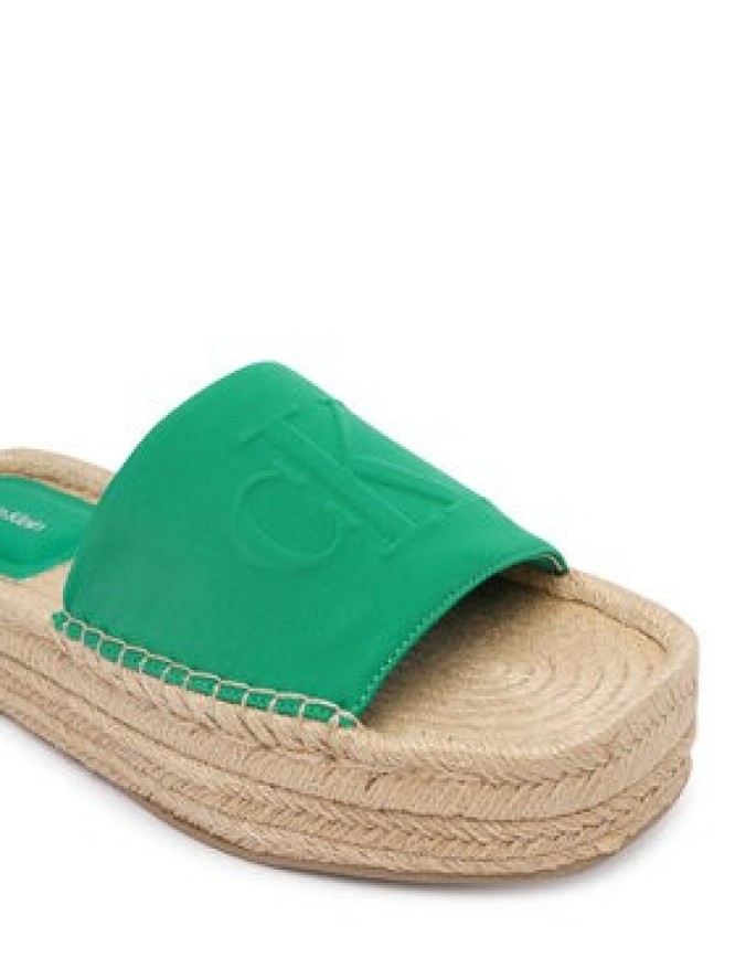 Calvin Klein Espadryle Ebeth HW0HW02894 Zielony