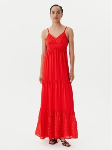 Morgan Sukienka letnia 242-ROUBI Czerwony Loose Fit