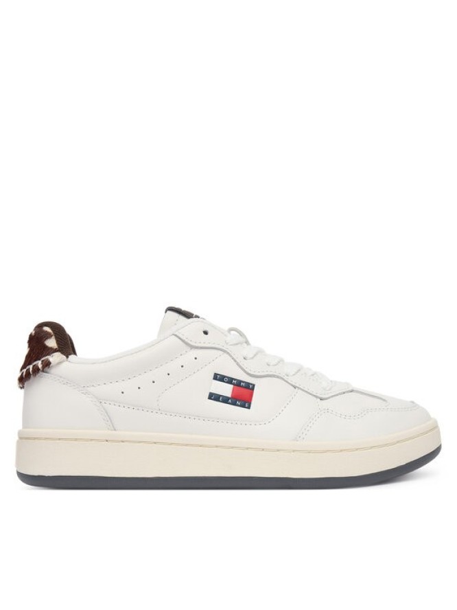 Tommy Jeans Sneakersy Archive '98 Calf Hair Tab EN0EN03002 Écru