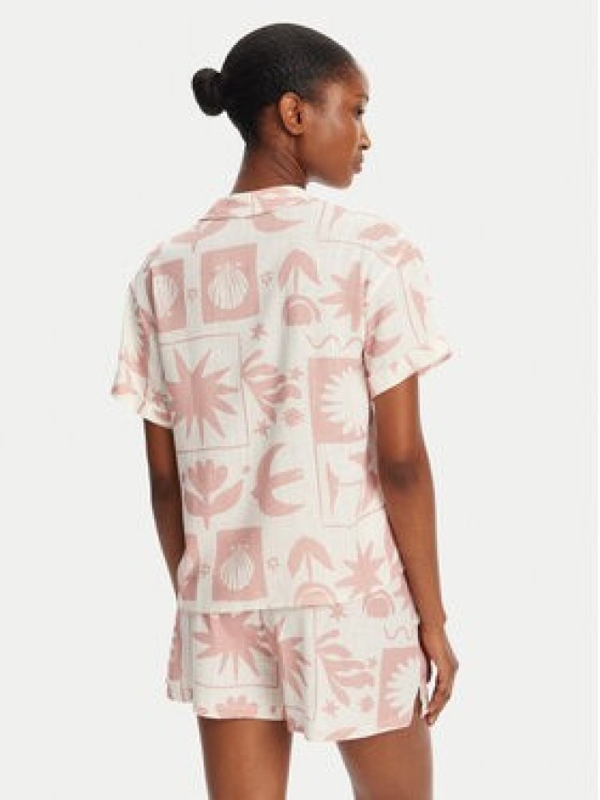 Banana Moon Koszula Taylor Floreal MHW03 Różowy Loose Fit