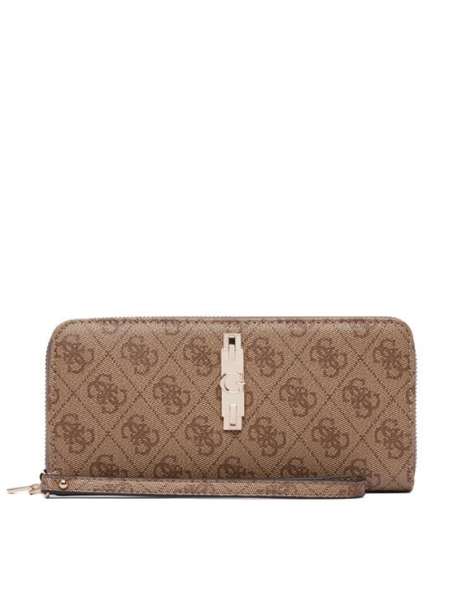 Guess Portfel Yvonne Logo Slg SWSG23 78146 Brązowy