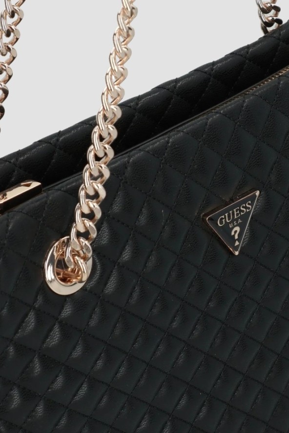 GUESS Czarna damska torebka Everlee Tote