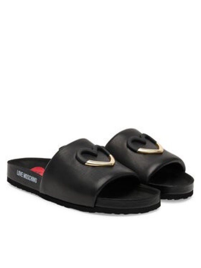 LOVE MOSCHINO Klapki JA28283G1MIE0000 Czarny