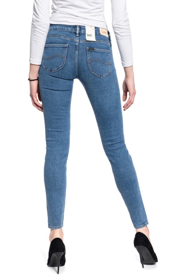 SPODNIE DAMSKIE LEE SCARLETT SELVAGE FAIR MID L526LY40 112111739
