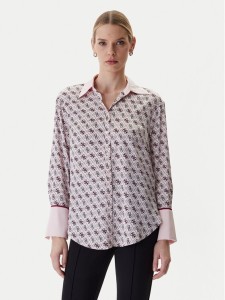 Guess Koszula W4YH47 WF1T2 Różowy Regular Fit