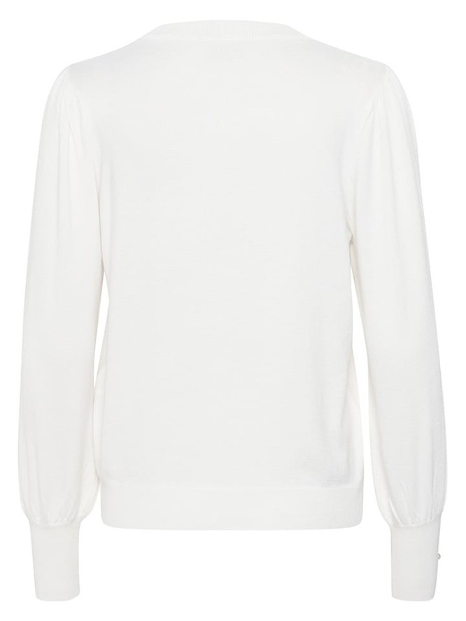 Kaffe Sweter w kolorze białym rozmiar: L