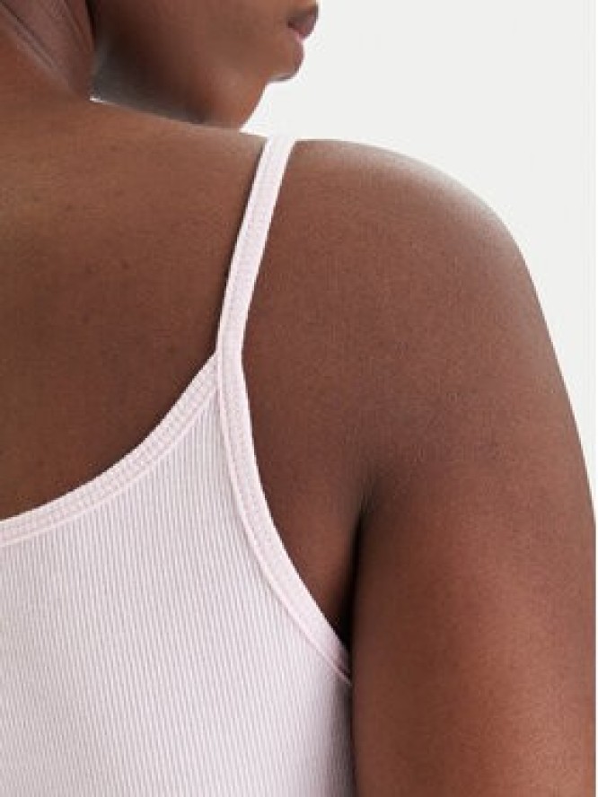 Tommy Jeans Top DW0DW22278 Różowy Slim Fit