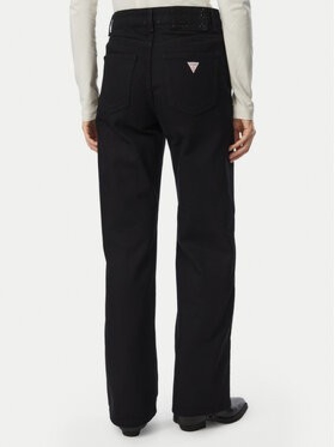Guess Jeansy W6BA1A D2578 Czarny Wide Leg
