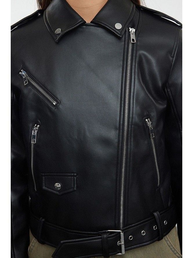 trendyol Kurtka przejściowa w kolorze czarnym rozmiar: XL