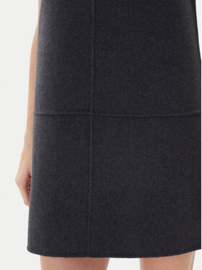 Calvin Klein Sukienka dzianinowa LV044D017G Szary Relaxed Fit