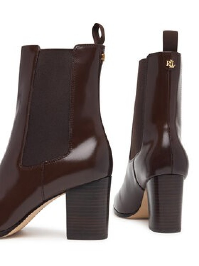 LAUREN RALPH LAUREN Botki Rlyn Bte Hl Bo Bte 802P12049002 Brązowy