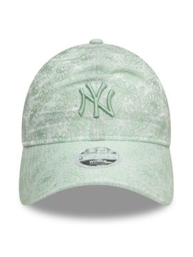 New Era Czapka z daszkiem New York Yankees Floral 9Twenty 60595377 Zielony