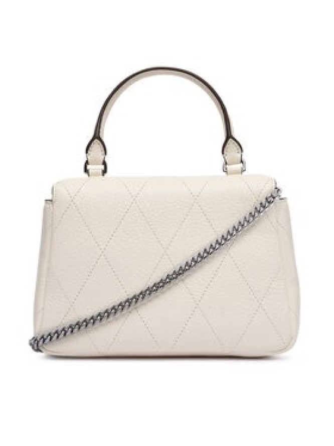 Tory Burch Torebka Charlie Quilted Mini Top Handle Chain Wallet 186032 Kremowy