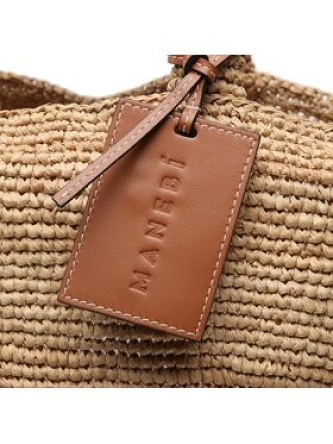 Manebi Torebka Natural Raffia Summer Bag V 2.2 AD Brązowy
