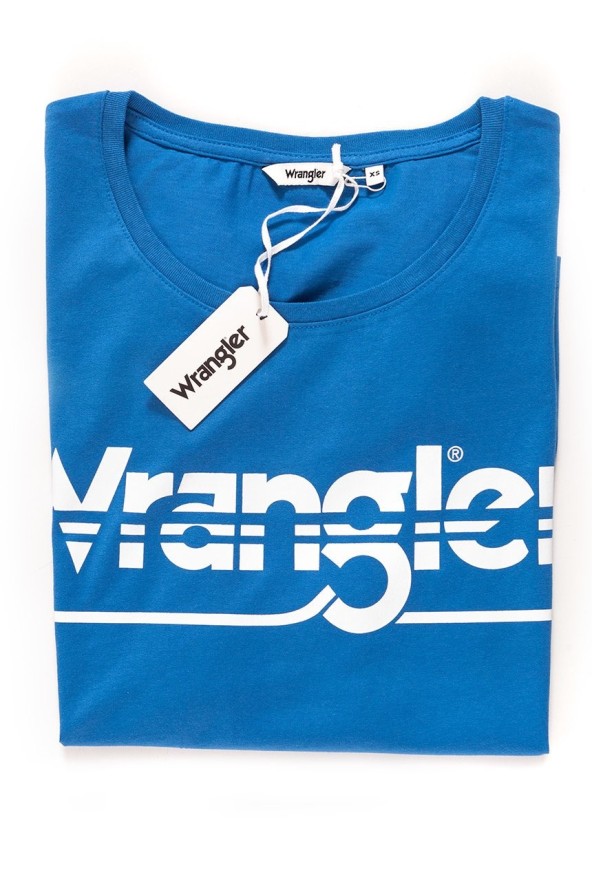 WRANGLER T SHIRT DAMSKI SS GRAPHIC TEE DEEP WATER W7Z02EVDF 112132145